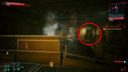 Cyberpunk 2077 - Find the computer with the footage