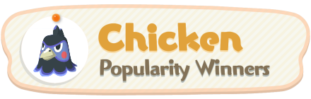 ACNH - Chicken Popularity Winners