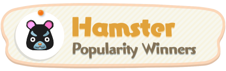 ACNH - Hamster Popularity Winners