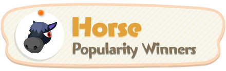ACNH - Horse Popularity Winners