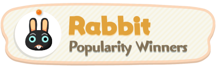 ACNH - Rabbit Popularity Winners