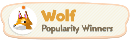 ACNH - Wolf Popularity Winners