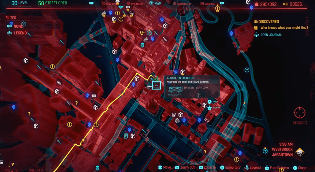 Cyberpunk 2077 Phantom Liberty - Perk Shard Japantown Location