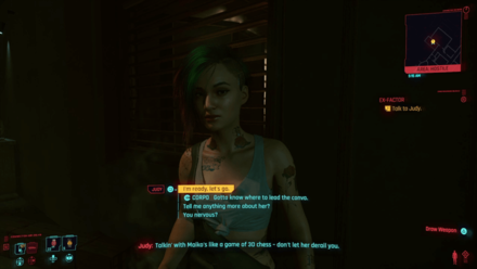 Cyberpunk 2077 - Meet Judy on Clouds