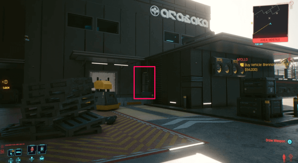 Cyberpunk 2077 Phantom Liberty - Second Perk Shard Arroyo Location 2