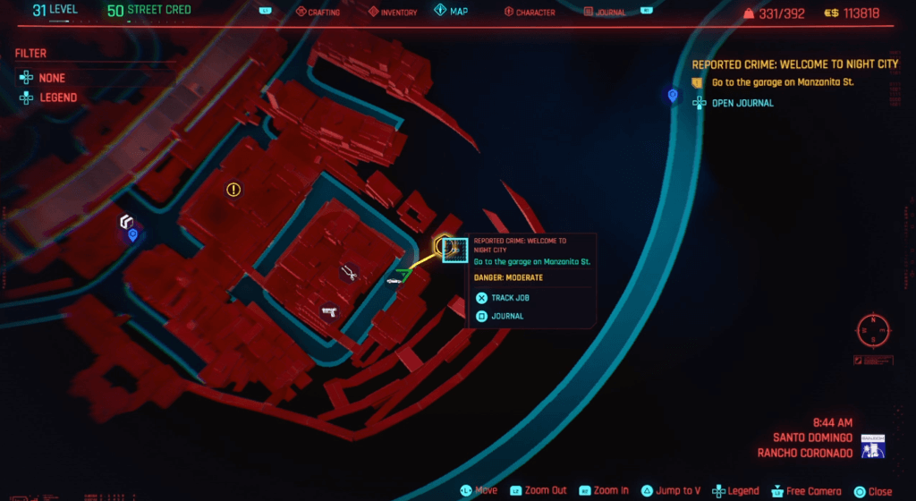 Cyberpunk 2077 Phantom Liberty - Perk Shard Rancho Coronado Location