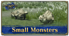 MH Rise - Small Monsters Page Banner