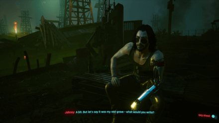 Cyberpunk 2077 - Drive to the oil fields