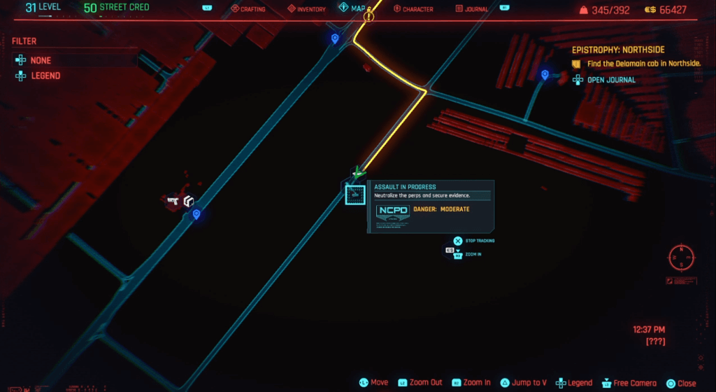 Cyberpunk 2077 Phantom Liberty - Skill Shard Location 19