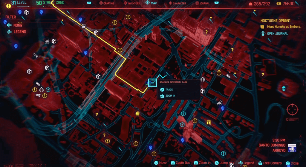 Cyberpunk 2077 Phantom Liberty - Skill Shard Location 22