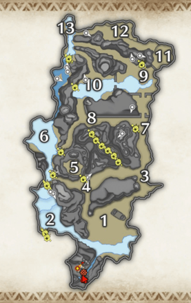 MH Rise - Golden Spiribugs Shrine Ruins Location