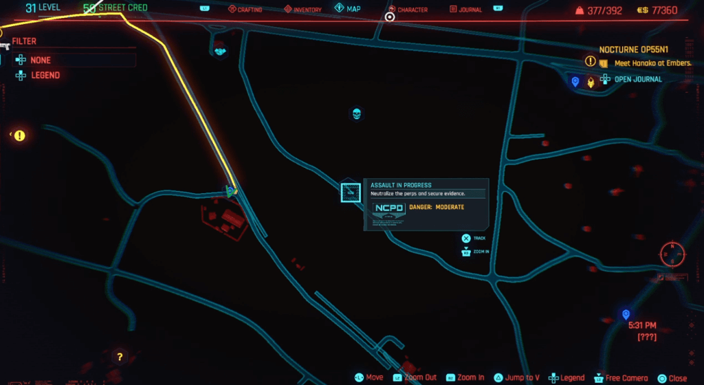 Cyberpunk 2077 Phantom Liberty - Skill Shard Location 2