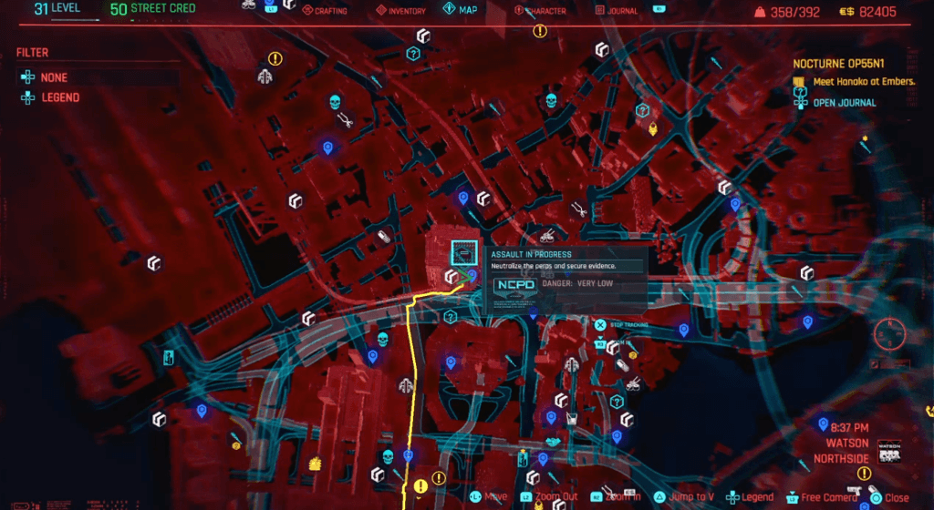 Cyberpunk 2077 Phantom Liberty - Skill Shard Location 32