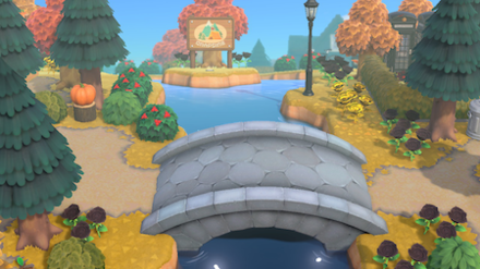 ACNH - Makoi Island River Inspo 3