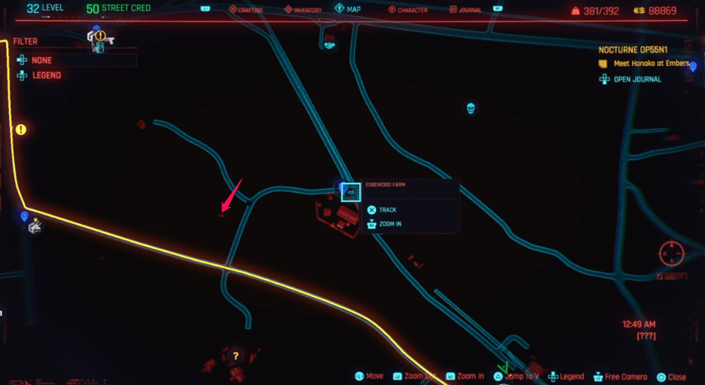 Cyberpunk 2077 Phantom Liberty - Skill Shard Location 35