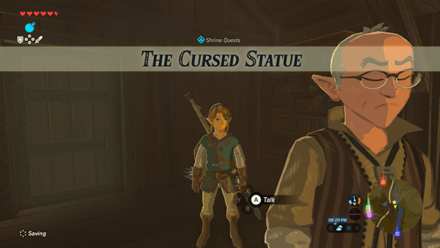 The cursed statue legend deals of zelda