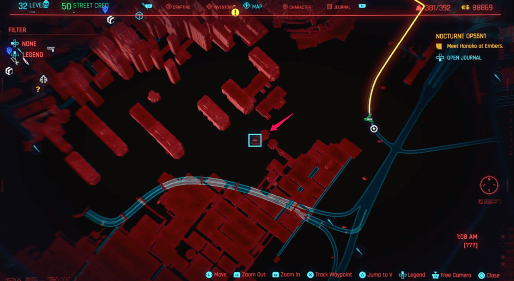 Cyberpunk 2077 Phantom Liberty - Skill Shard Location 37