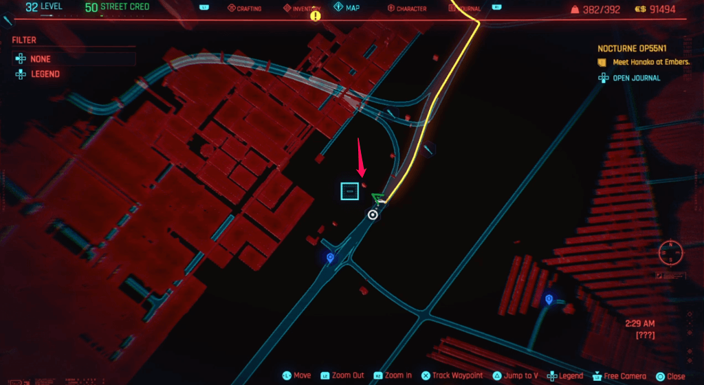 Cyberpunk 2077 Phantom Liberty - Skill Shard Location 38