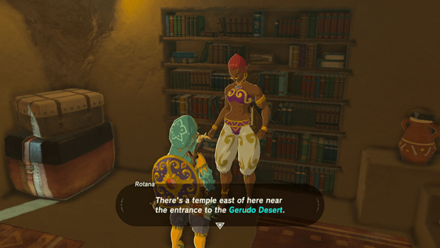 The Seven Heroines Walkthrough East Gerudo Ruins Orb Locations And Solution Zelda Breath Of The Wild Botw Game8