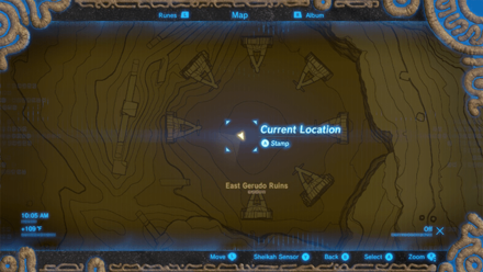 BotW - Blue Flame Orb Map Location