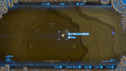BotW - Green Scroll Map Location