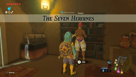 Breath of the Wild (BotW) The Seven Heroines Shrine Quest