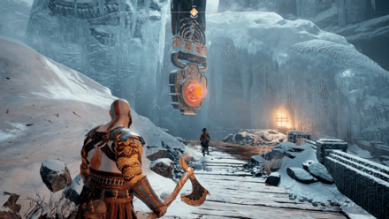 GoW The Magic Chisel - Push the Shatter Crystal.png