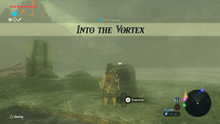 Breath of the Wild (BotW) Into the Vortex Shrine Quest