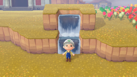 ACNH - Two-Level Waterfall