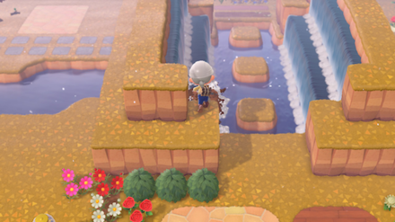 ACNH - Climb the cliffs to Reveal the Waterfalls!.png