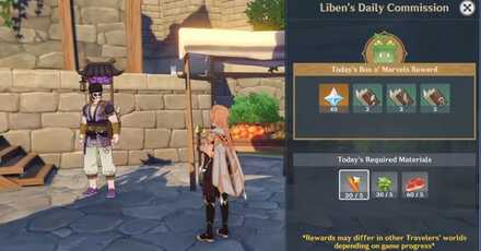 Genshin - Marvelous Merchandise - Rewards