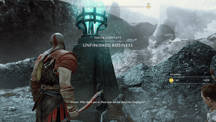 GoW - Unfinished Business Favor Walkthrough