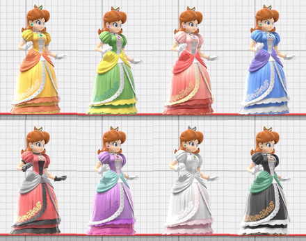 Daisy Alternate Costumes