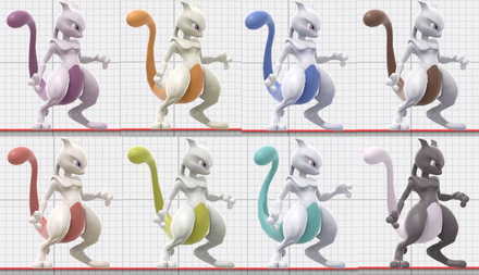 Super Smash Bros Mewtwo