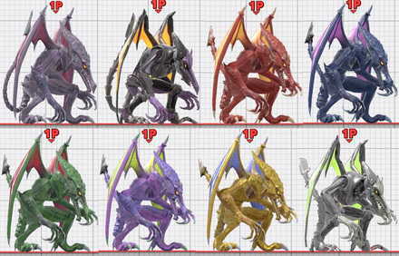 Ridley Alternate Costumes