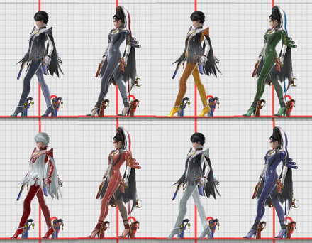 Bayonetta Alternate Costumes