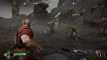 GoW - Forgotten Caverns Two Draugrs