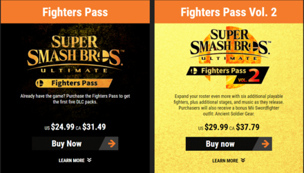 Super Smash Bros. Ultimate Fighters Pass Volume 2 DLC - Nintendo