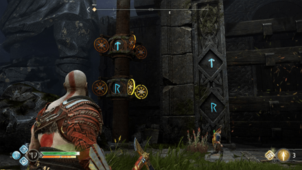 GoW - Veithurgard Gate Left Side Runes