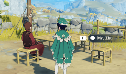 Genshin Impact - Location of Zhongyuan Chop Suey from Mr. Zhu