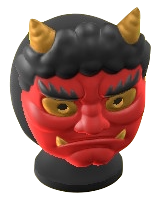 Horned-Ogre Mask Image