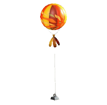 ACNH - The Red version of Festivale Balloon Lamp