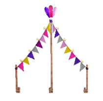 ACNH - The Purple version of Festivale Garland