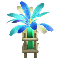 ACNH - The Blue version of Festivale Lamp