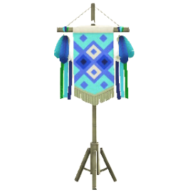 ACNH - The Blue version of Festivale Flag