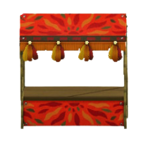 ACNH - The Red version of Festivale Stall