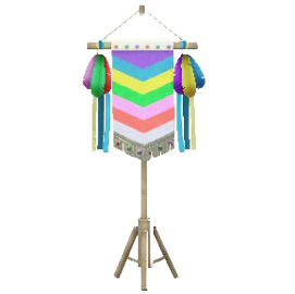 ACNH - The Rainbow version of Festivale Flag