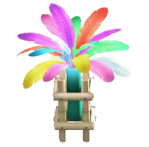 ACNH - The Rainbow version of Festivale Lamp