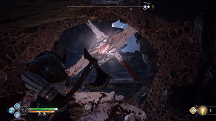 GoW - Deus Ex Malachite Favor Roots Leading to Shard of the Elements