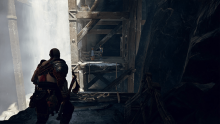 GoW - Deus Ex Malachite Favor Ledge Turn Left